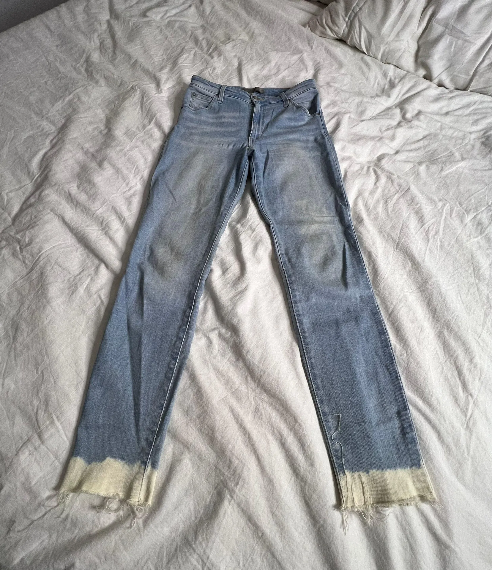 joe's the wasteland highrise marjorie light wash bleached ankle skinny jeans 29  - Image 5