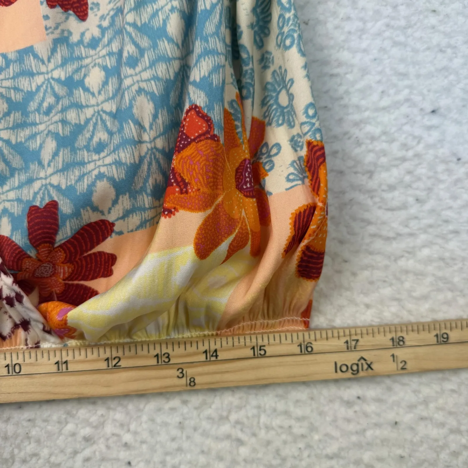 Urban Outfitters Tank Womens Small Multicolor Floral Boho Revival Tie Strap Crop - Image 7
