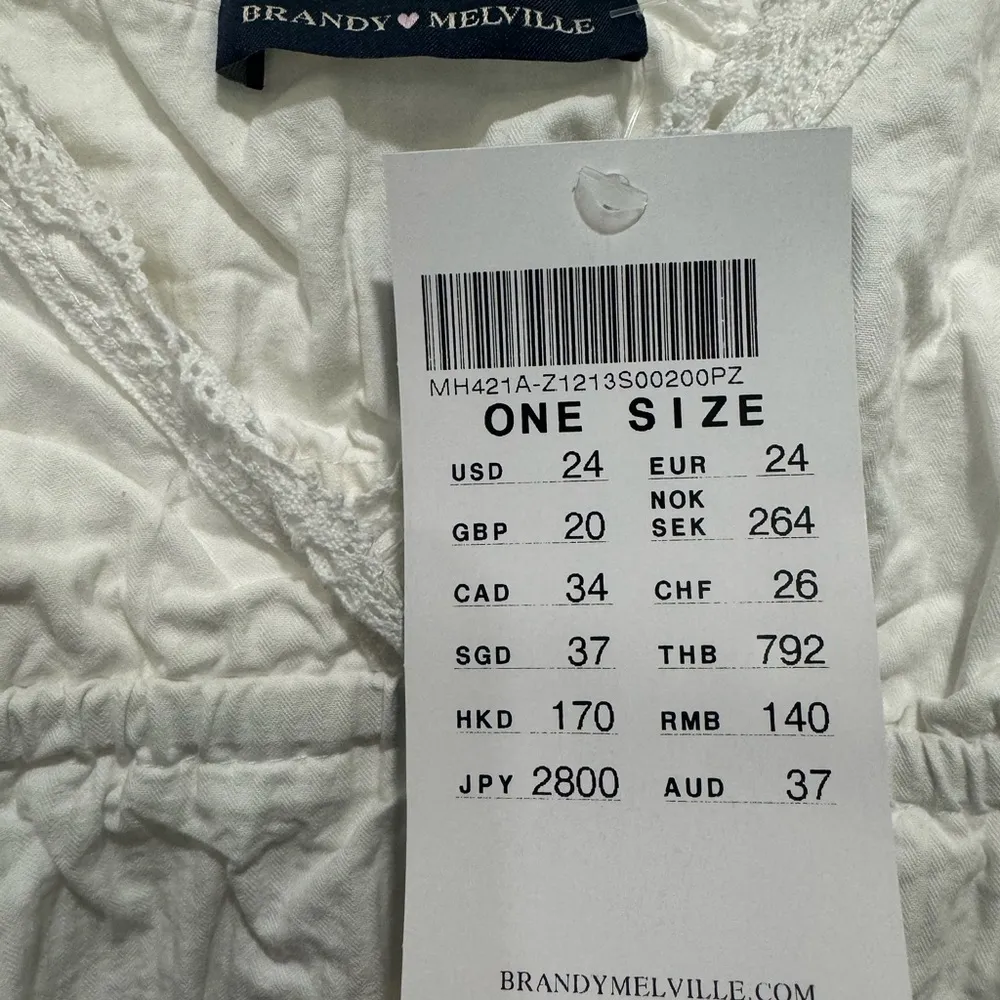 White Babydoll Lace Tank - One Size - NWT - Image 4