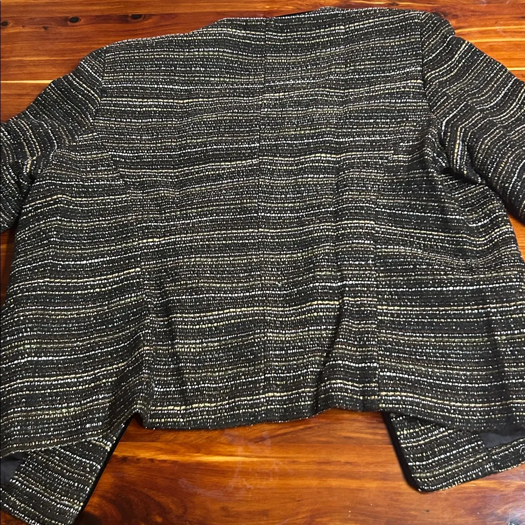 Pleione Brown and Yellow Tweed Jacket - Image 9