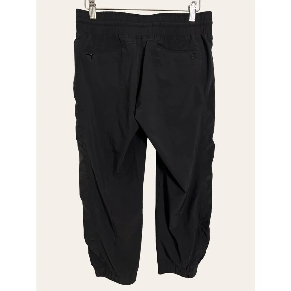 Athleta Black La Viva Cropped Capri Mid Rise Jogger Pants Size 2 - Image 6
