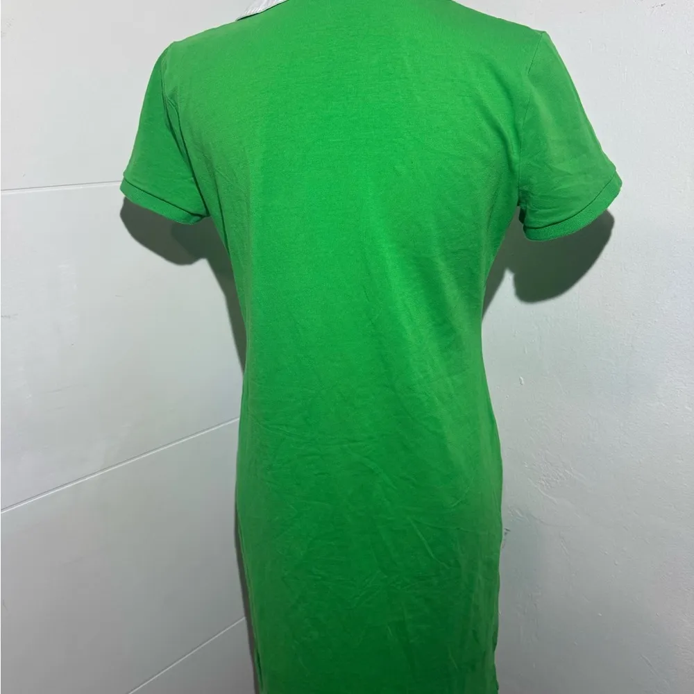 Ralph Lauren Green and White Polo Dress - Image 4