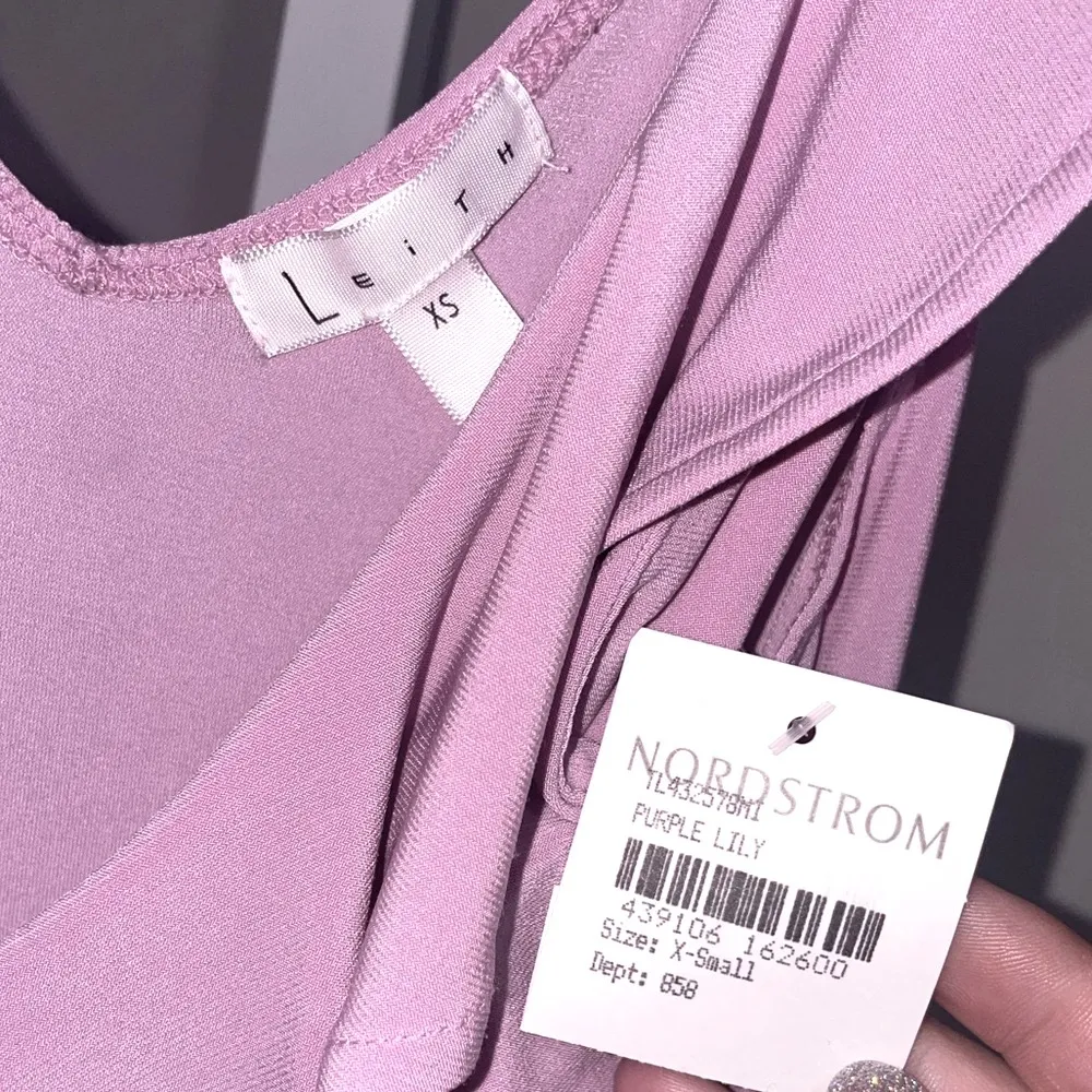 NWT LEITH Bodysuit Womens XS Ruffles Sleeveless Dainty Feminine Boho Festival - Image 5