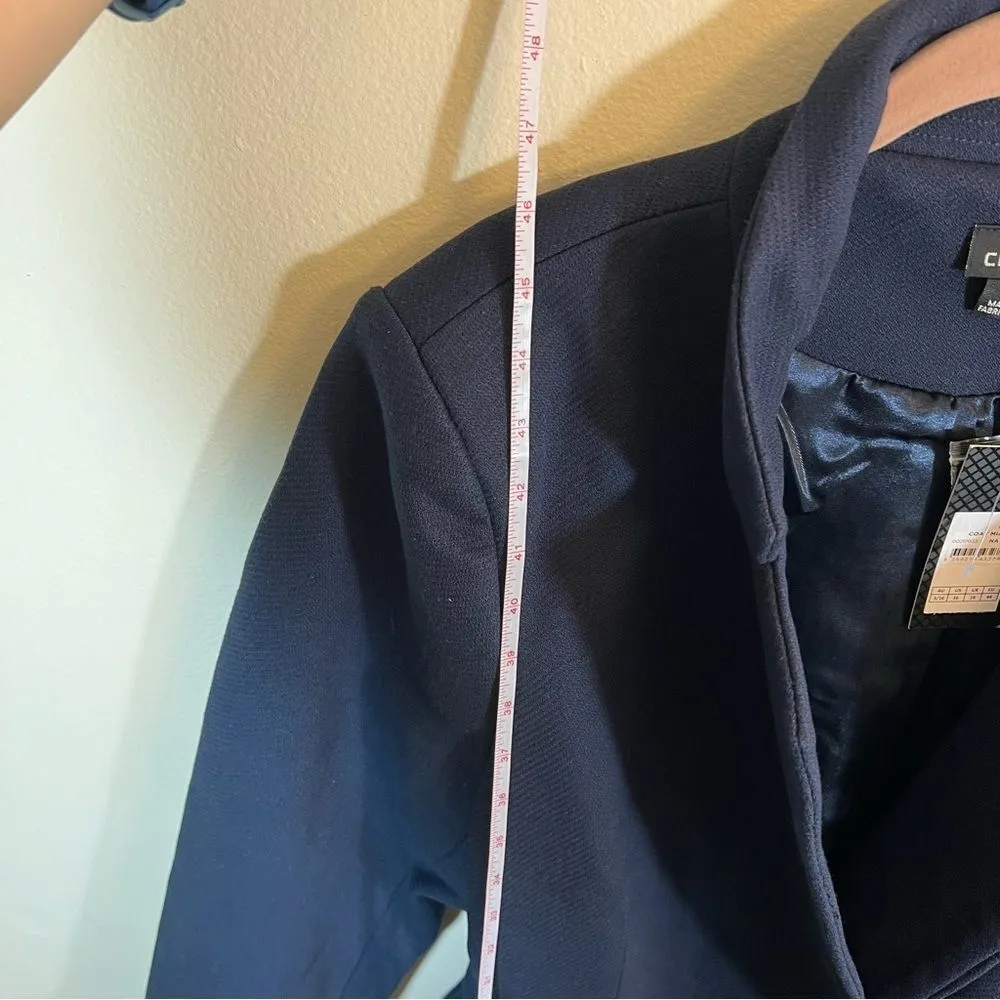 City Chic Women’s Navy Blue Mia Coat 16 NWT - Image 13