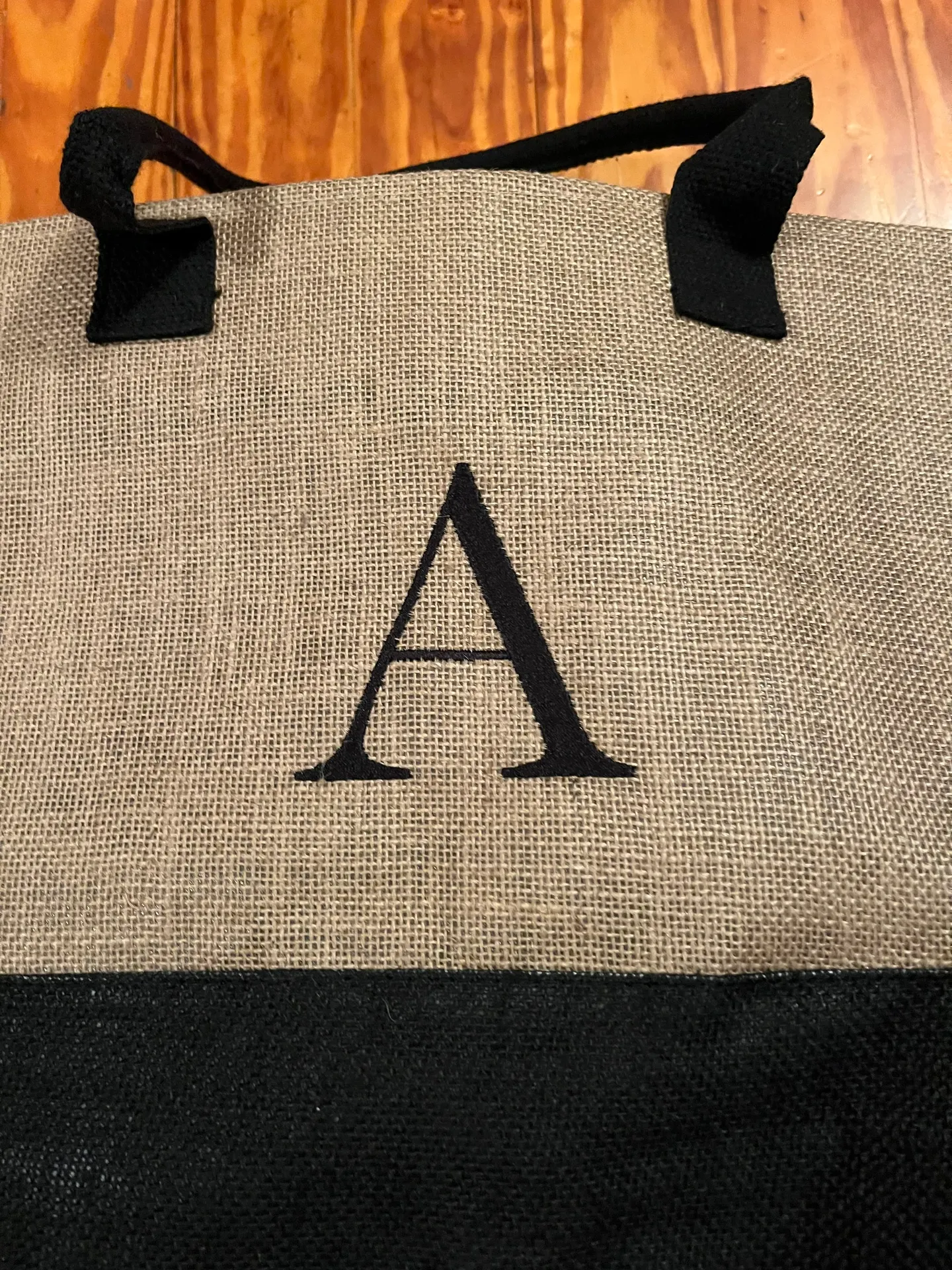 Monogrammed Tote Bag Set W/ Pouch And Strap - Image 5