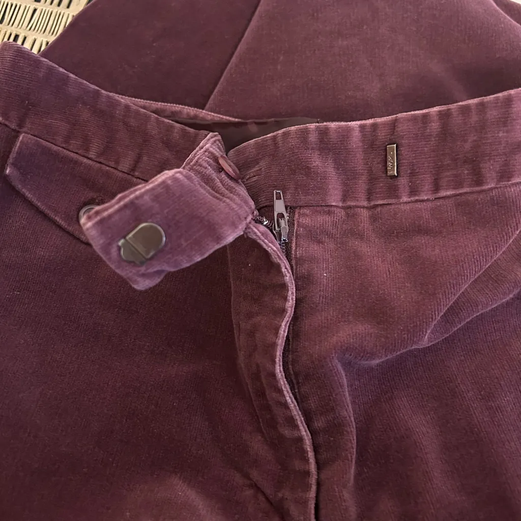 Vintage Pendleton Maroon Corduroy‎ Pants Size 10 - Image 7