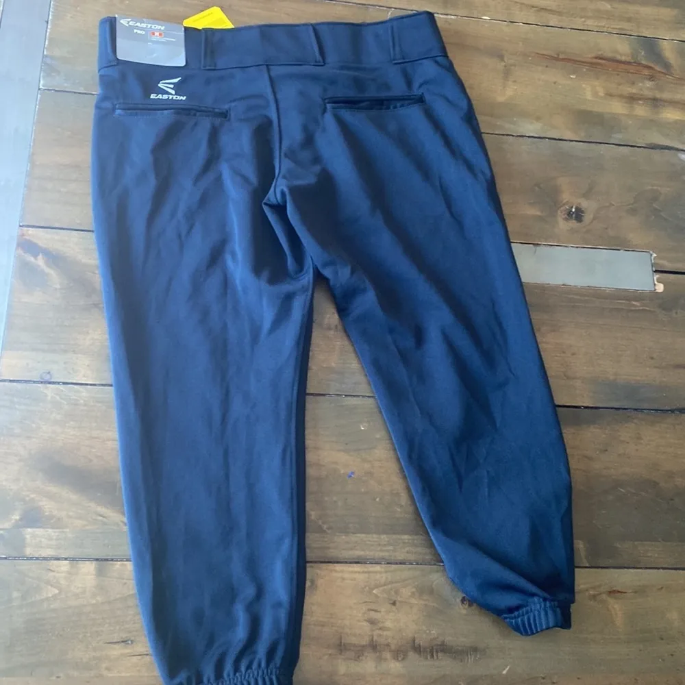 Easton‎ black softball jogger pants size S NEW pro pant adult size - Image 7