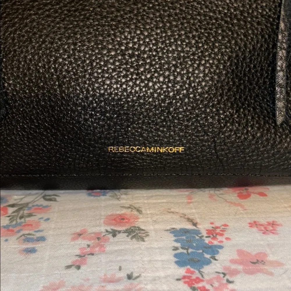 Rebecca Minkoff Black Pebbled Leather Tote - Image 2