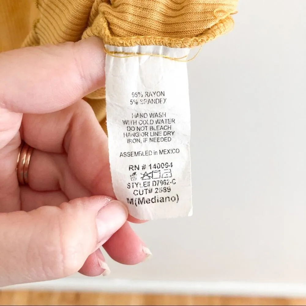 Sincerely Jules Dress Short Sleeve Ribbed T Shirt Dress California - Image 6