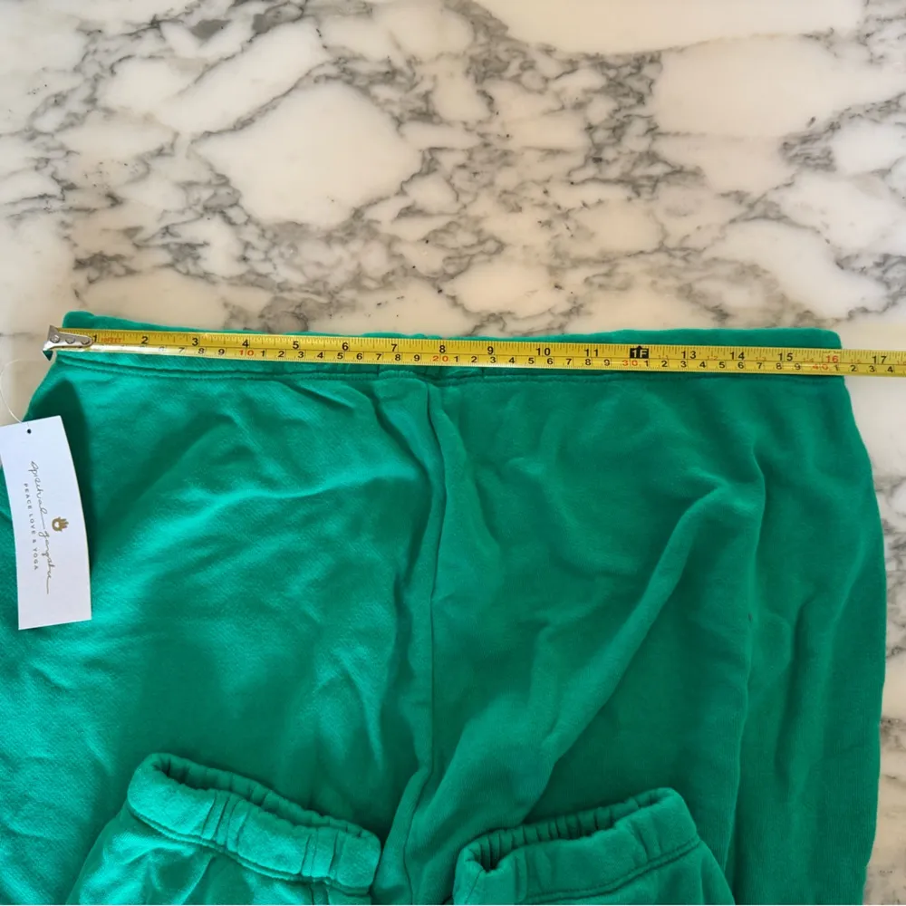 NWT Spiritual Gangster Women's Seeing Eye Luna Sweatpants Kelly Green XL - Image 5