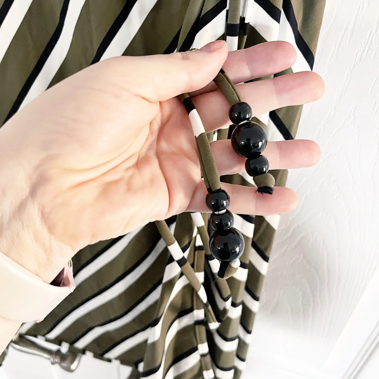 Solid & Striped Ruched Striped Stretch-Jersey Skirt - Image 7