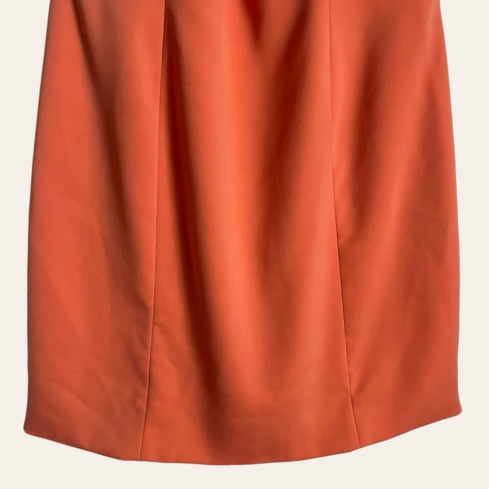 Jay Godfrey Papaya Orange Benioff Open Back Halter Mini Dress Size 8 - Image 8