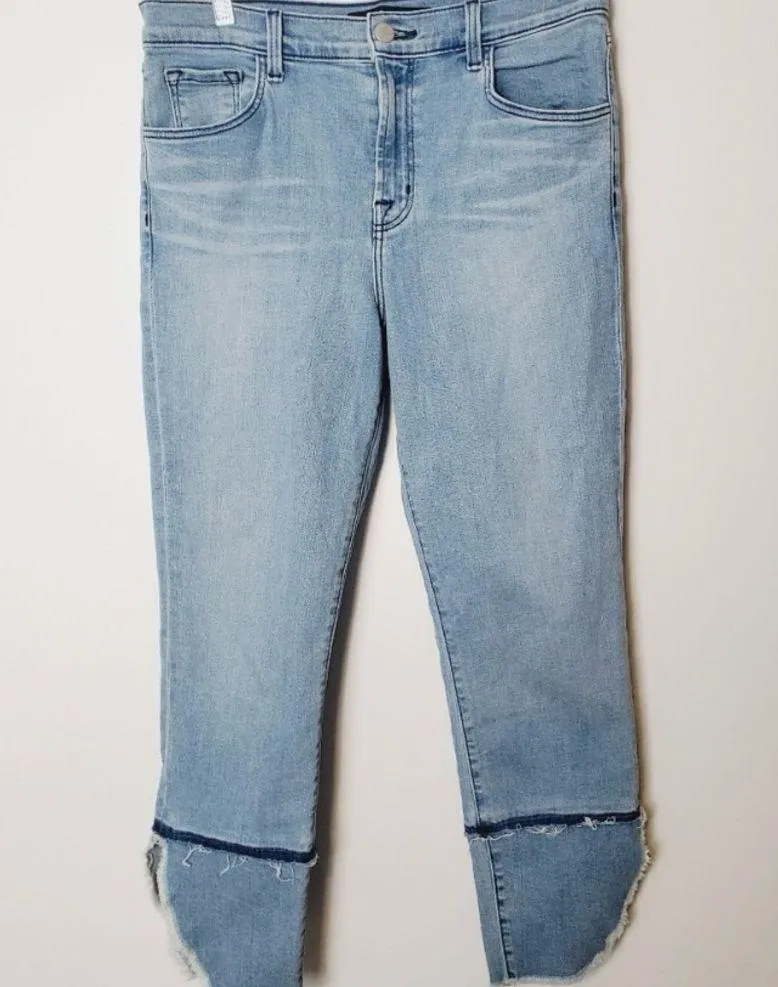 Womens Ruby High Rise Crop Jeans Size 26 Asymmetrical Hem
Patrio… - Image 4