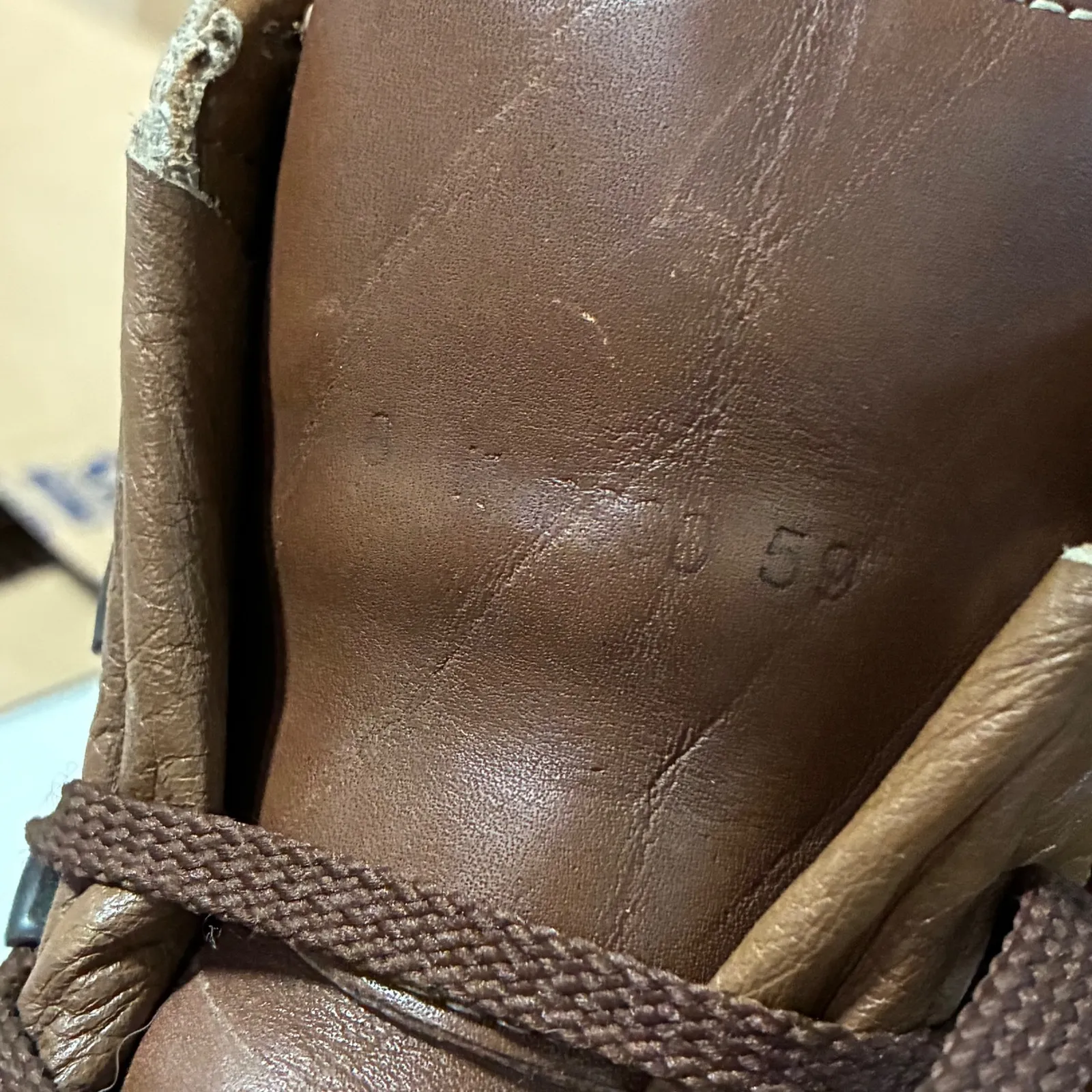 Vintage Raichle Brown Leather Hiking Boots Made in Switzerland Women's Size 8 - Image 10