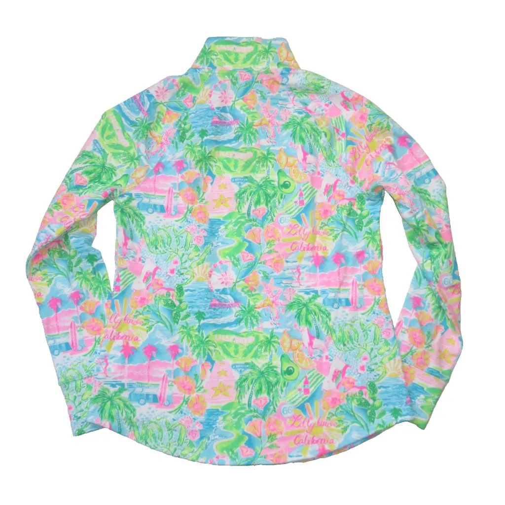 NWT Lilly Pulitzer Skipper Popover in Lilly Loves California Landmark Jacket S - Image 4