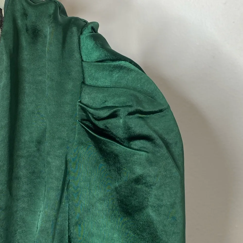 Satin green one-shoulder - Aakaa jumpsuit - Image 6