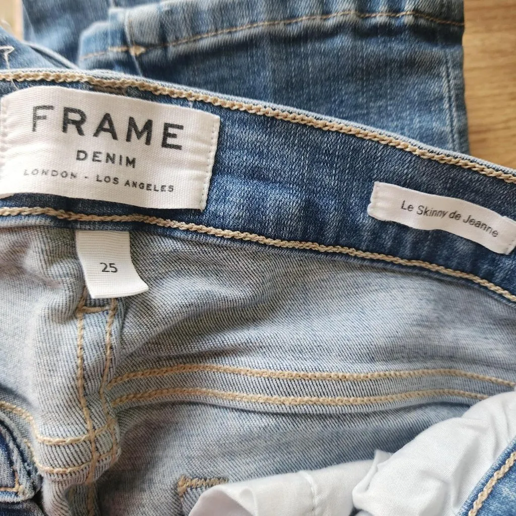 Frame Le Skinny de Jeanne  Size 25 - skinny ankle jeans - Image 6