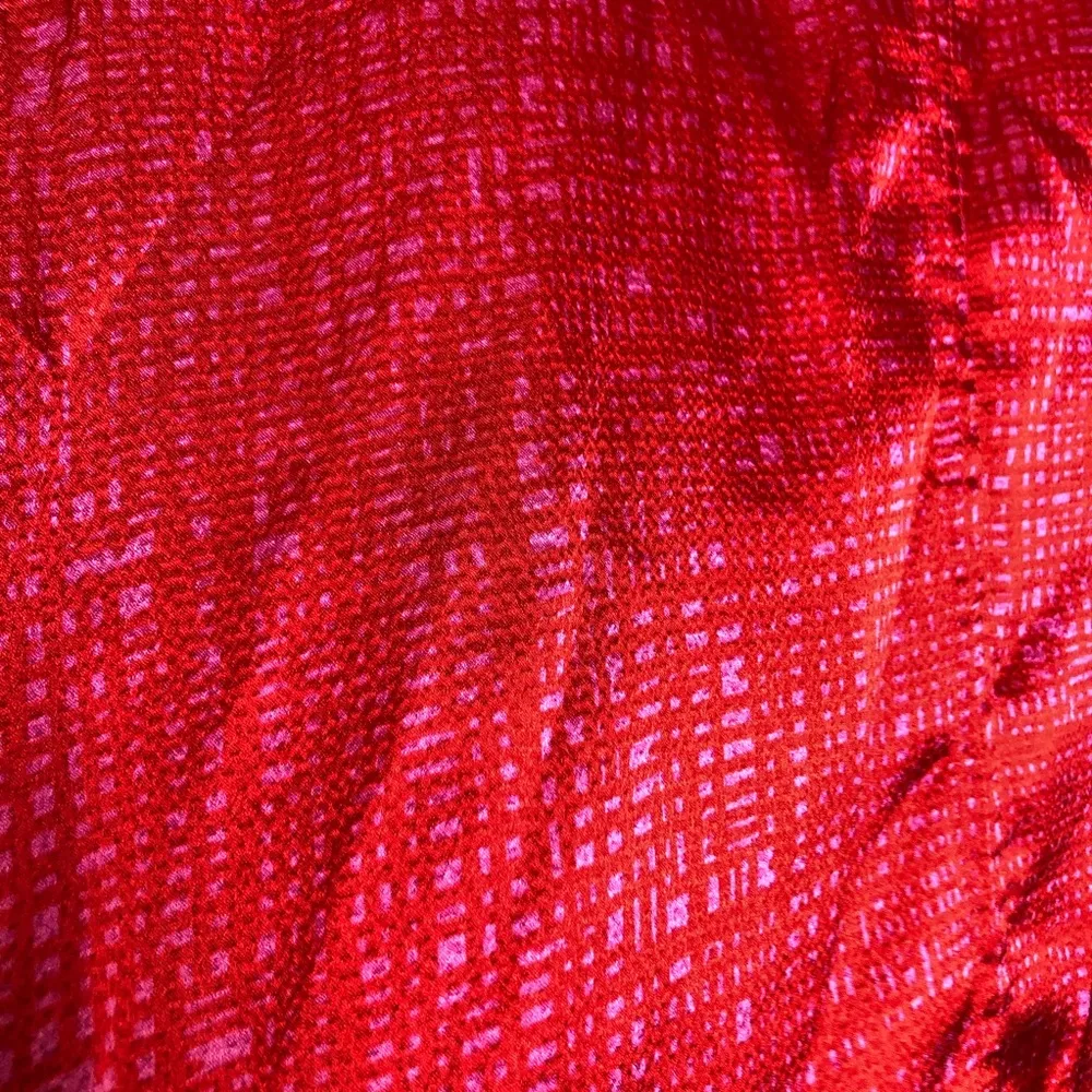 Natori Silky Red Mumu Kaftan Dress - Image 6