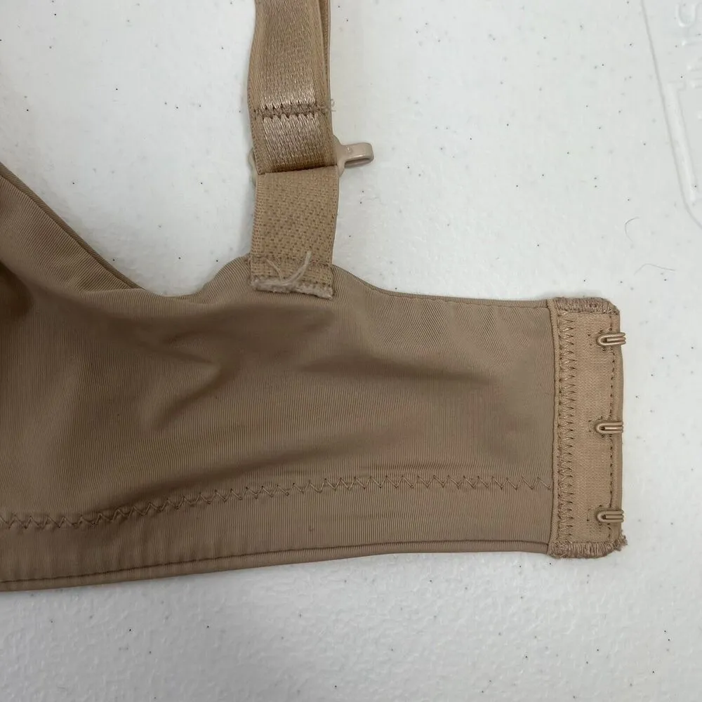 Auden Size 34DDD Bra Nursing Lightly Lined Wirefree Wireless Adjustable Women’s Brown - Image 8