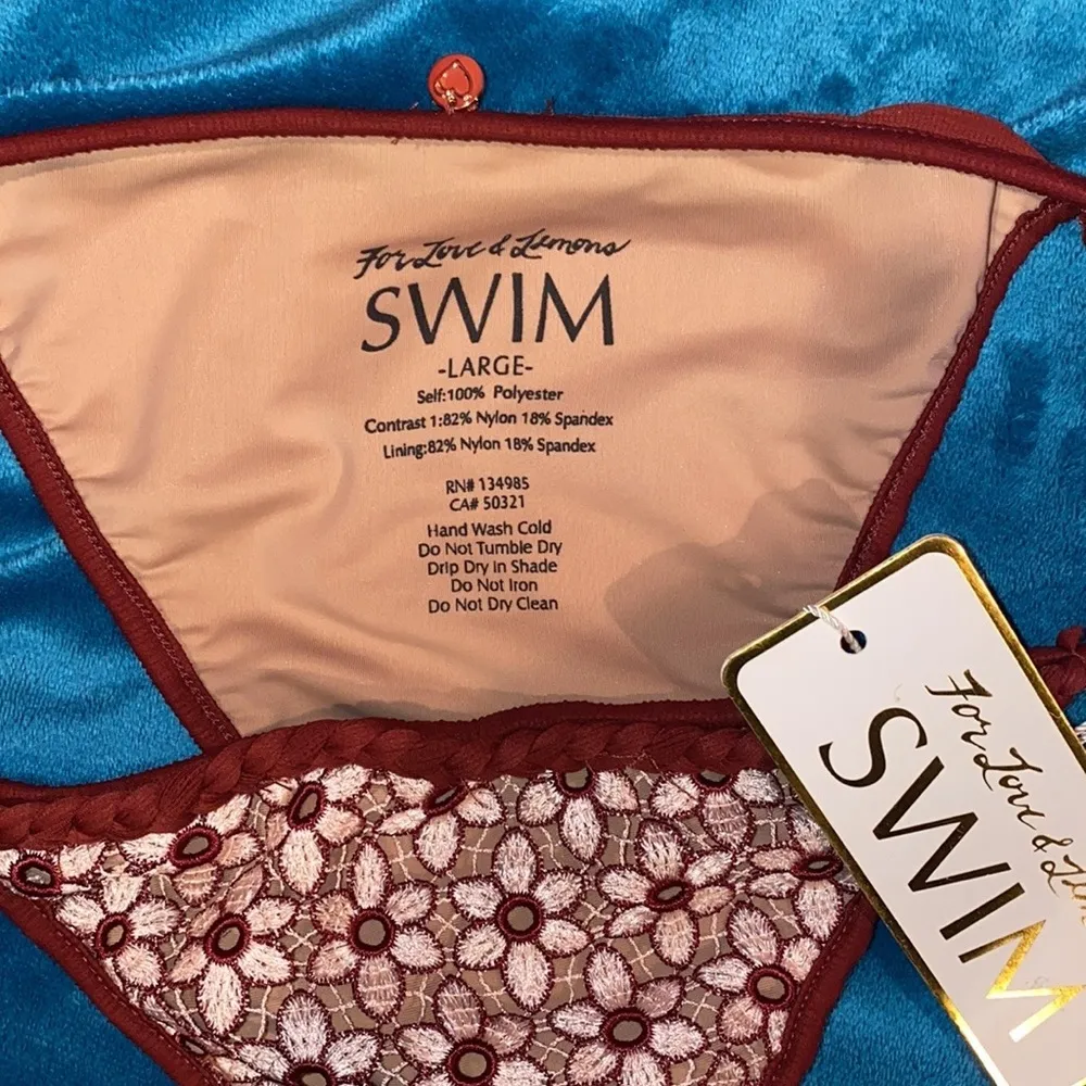 NEW  Samba Braided Bikini Bottom Large - Image 4