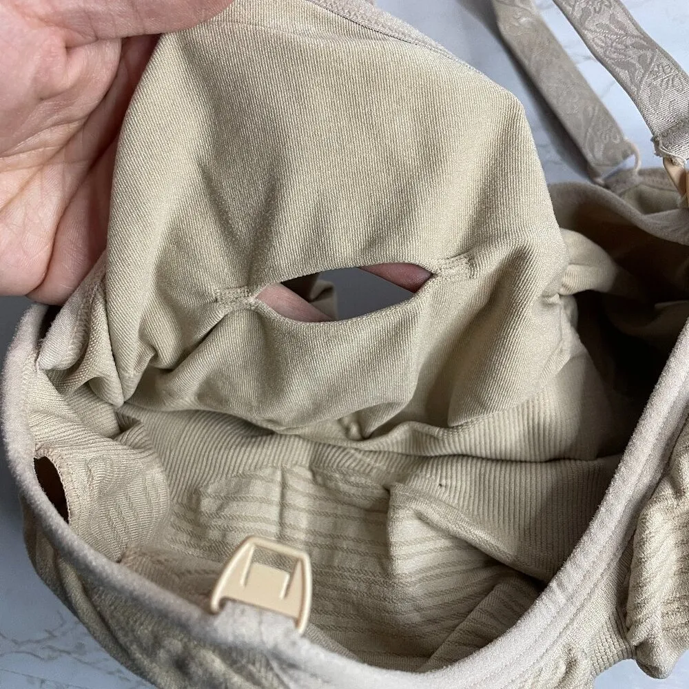 Kindred Bravely Sublime Hands Free Pumping & Nursing Bra Small Petit Beige Nude Tan - Image 6