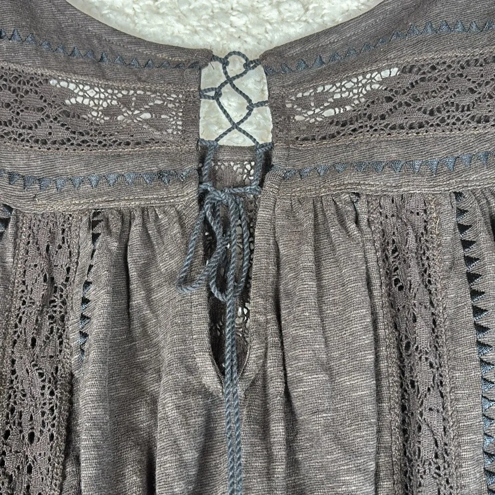 Free People Silverlake Top, Dark Gray, Size Small - Image 9