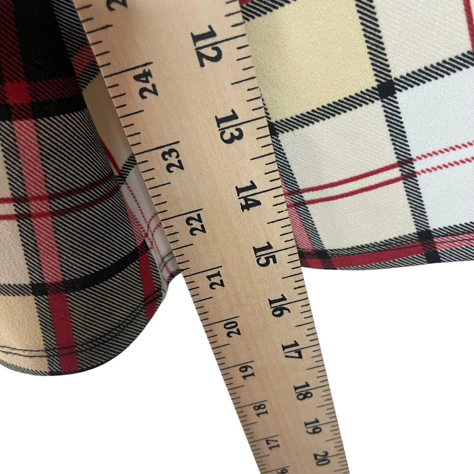 Papaya Women's Size Small‎ Plaid Overall Skirt - Image 10