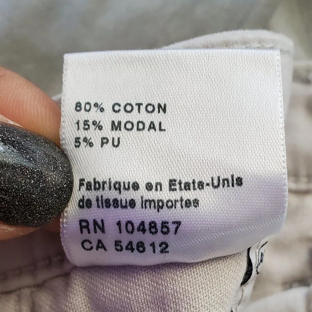 AG Silver Shimmery The Absolute Legging Skinny 31R - Image 10