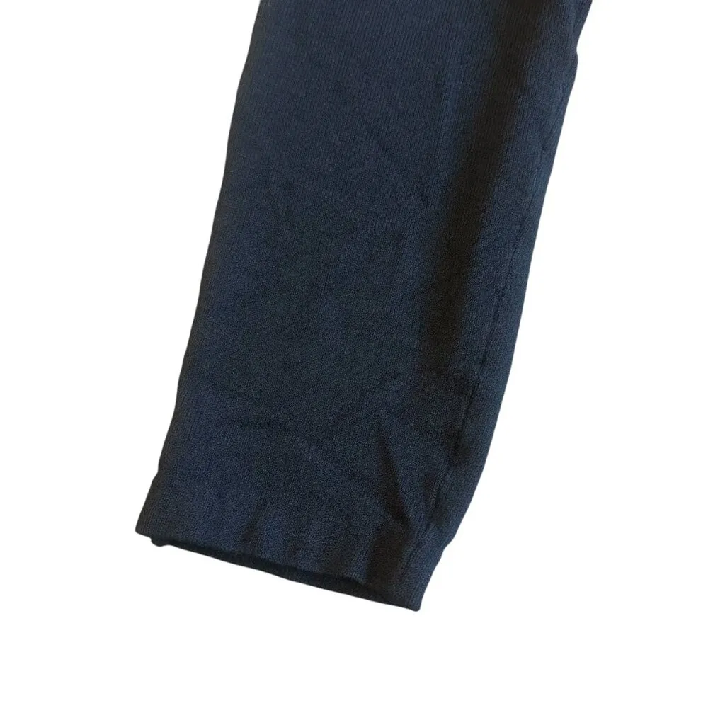 St. John Basics Black Pull-On Pants Cropped Length Santana Knit Size 4 Women's - Image 4