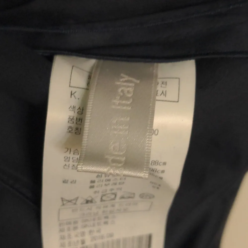 Obzee Womens Button Up Boyfriend Shirt Blue Long Sleeve Cuff Collar 2 Size M - Image 8