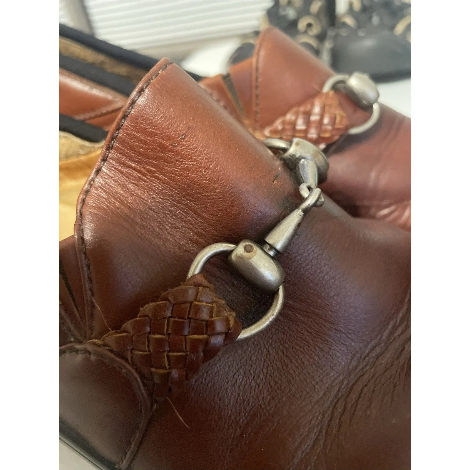 Ariat leather slip on Clogs Shoes  Women’s Sz 10 #93907 - Image 9