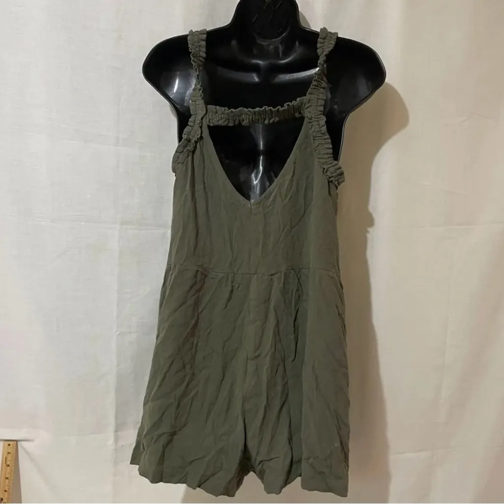 Amaryllis Large Olive Green Romper - Image 9