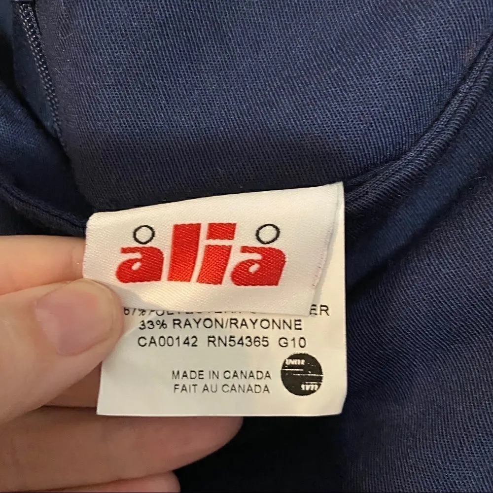 NWT Alia navy blue skirt sz 10 Blue - Image 2