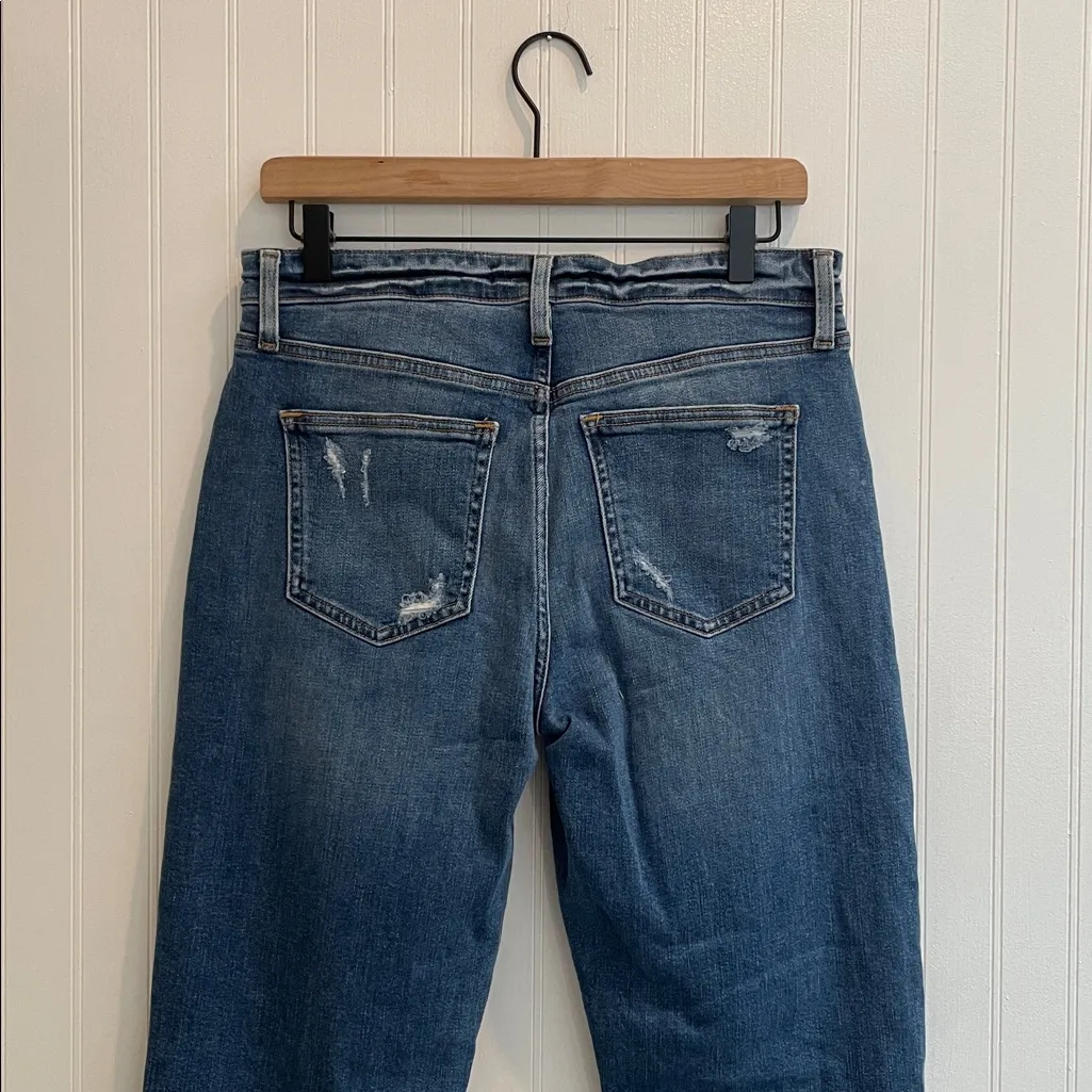 JOE’S JEANS The Niki Mid-Rise Distressed Boyfriend Raw Hem Button Fly Size 29 - Image 10
