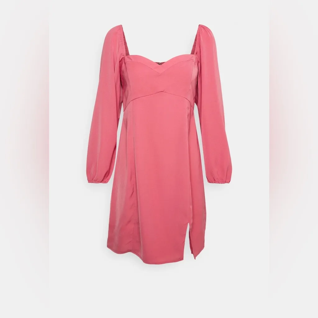 Abercrombie & Fitch Corset Seamed Day dress rose pink size medium (NWT) - Image 4