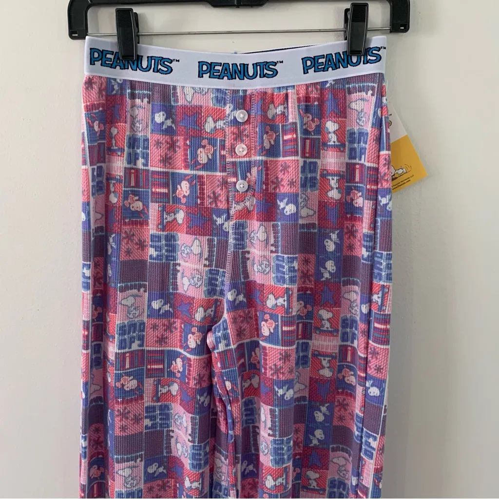 NWT Peanuts Pajama Pants Size Small - Image 2