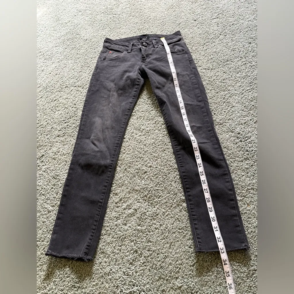 Hudson Collin Ridley Jeans Low Rise Black Womens Size 25 Skinny Stretch - Image 3