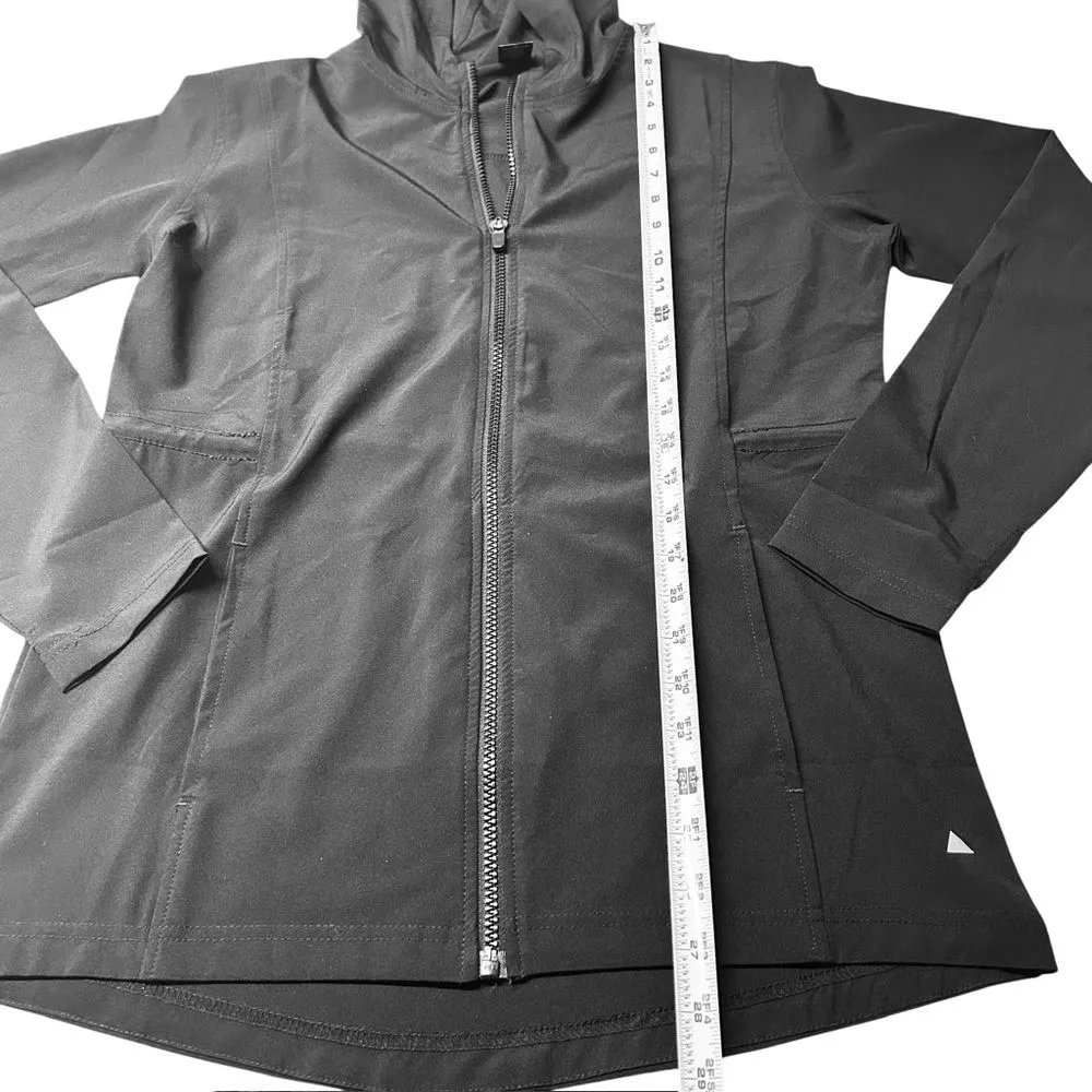 Balance Athletica Women’s S Full Zip Performance Hooded Jacket Solid Black New‎ - Image 6