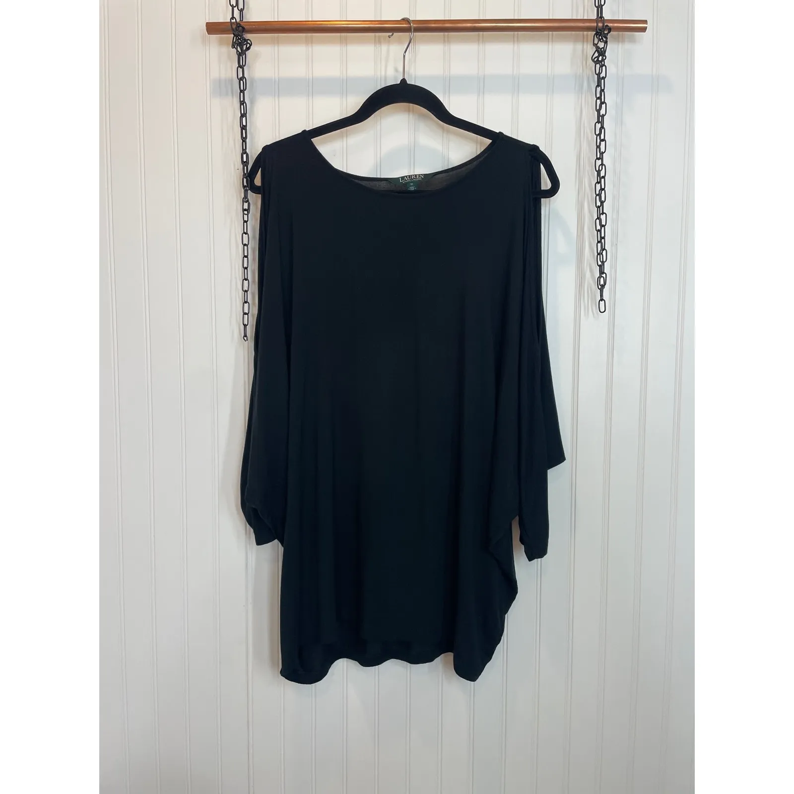 Lauren Ralph Lauren & Rebdolls White Shorts & Slit Sleeve Top Bundle Size 1X - Image 2