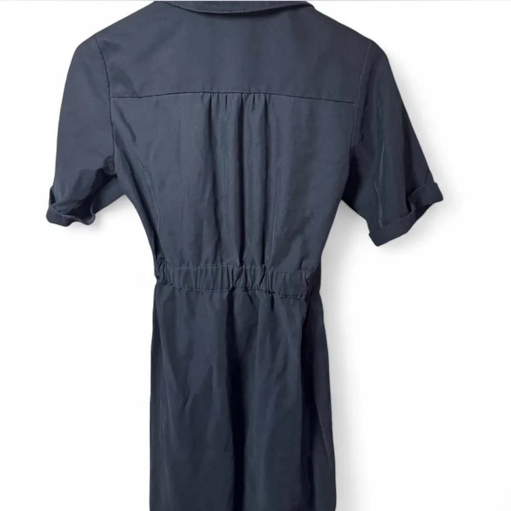 Nine West Black Utility Wrap Dress with Pockets and Belt | Size XS - Image 2