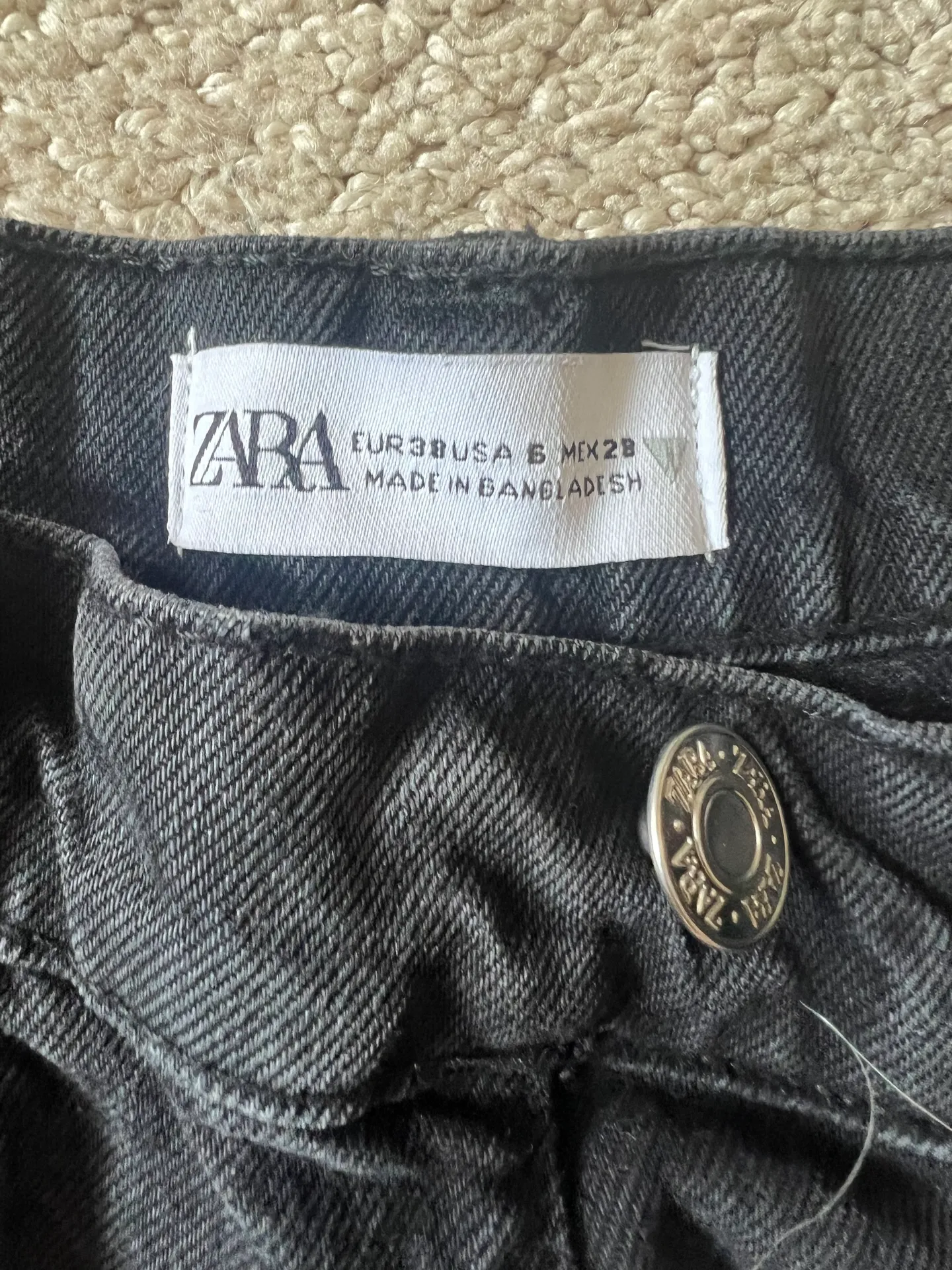 Black Denim Shorts - Image 5