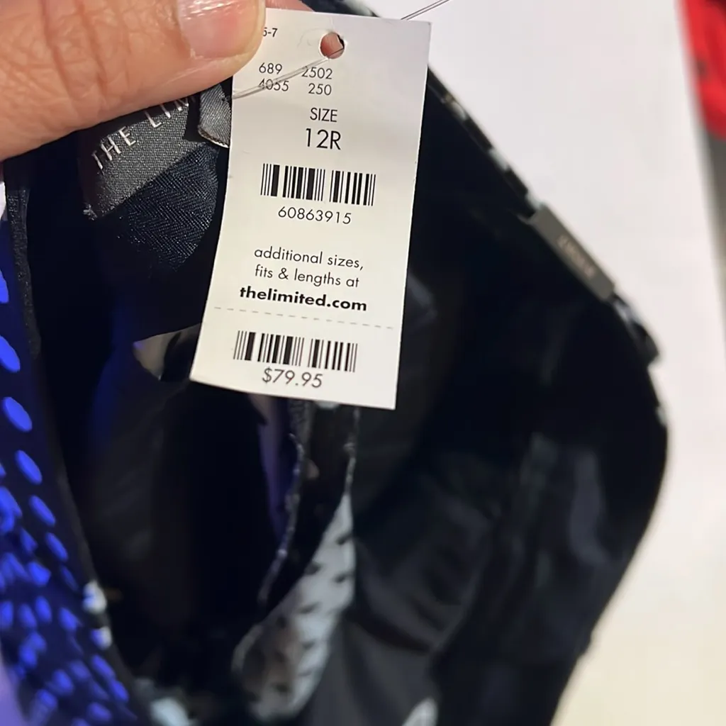 The limited Black and White Polka Dot Dress Pants size 12r - Image 12