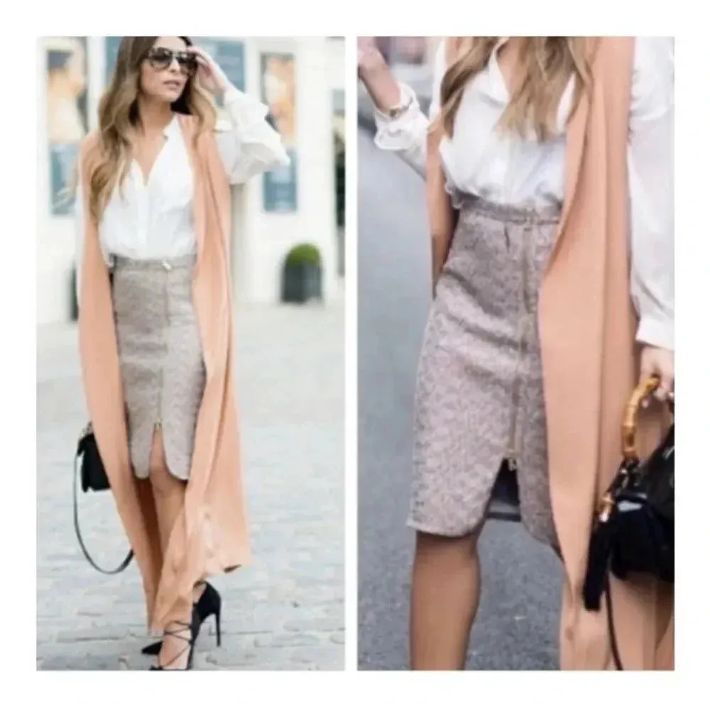 J. CREW Sparkle Tweed Pencil Skirt Size 8 Petite Blogger Fave Preppy‎ - Image 13