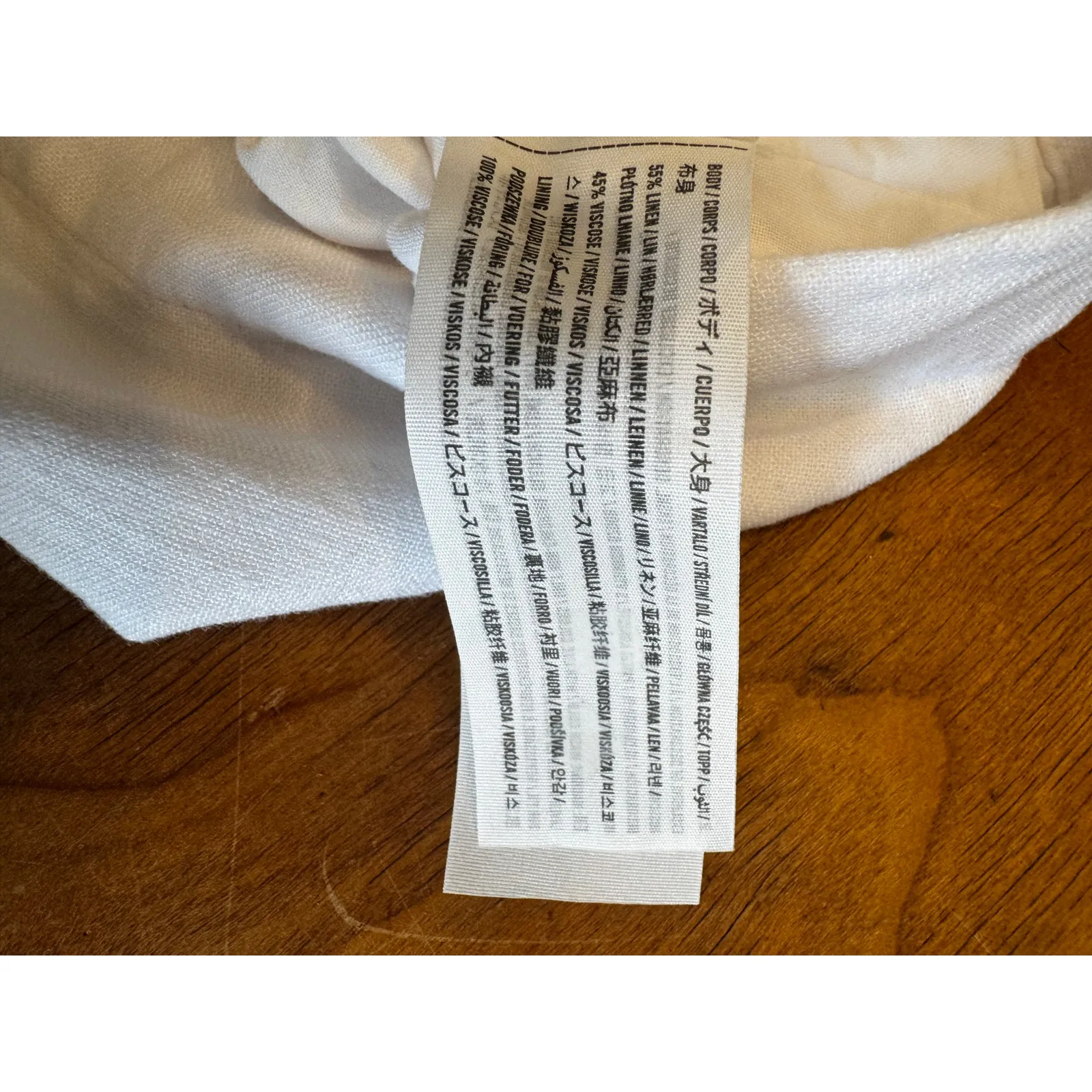 Abercrombie & Fitch White Linen Blend Square Neck Tank Top Size XL - Image 7