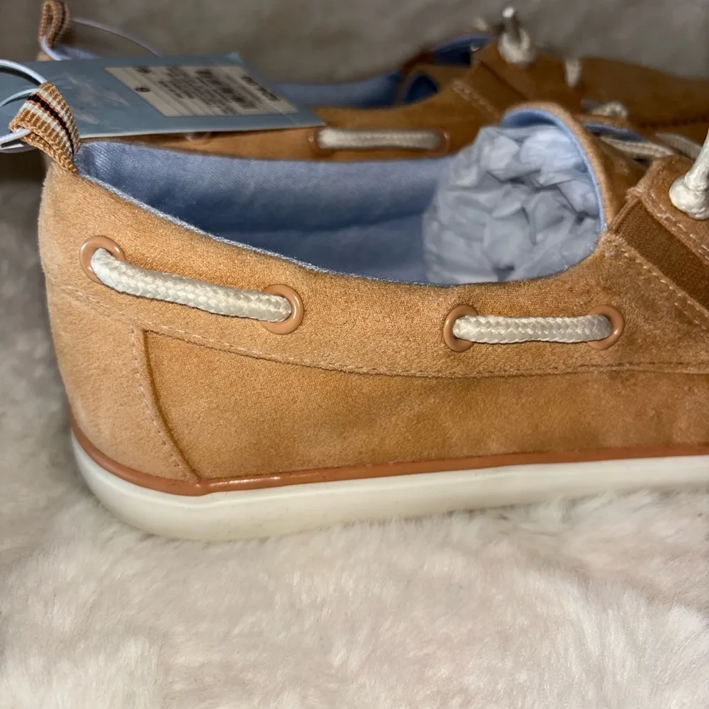 Women’s Size 6 Cat & Jack tan brown  Flat loafers Sneakers Shoes NWTS -24.99$ - Image 5