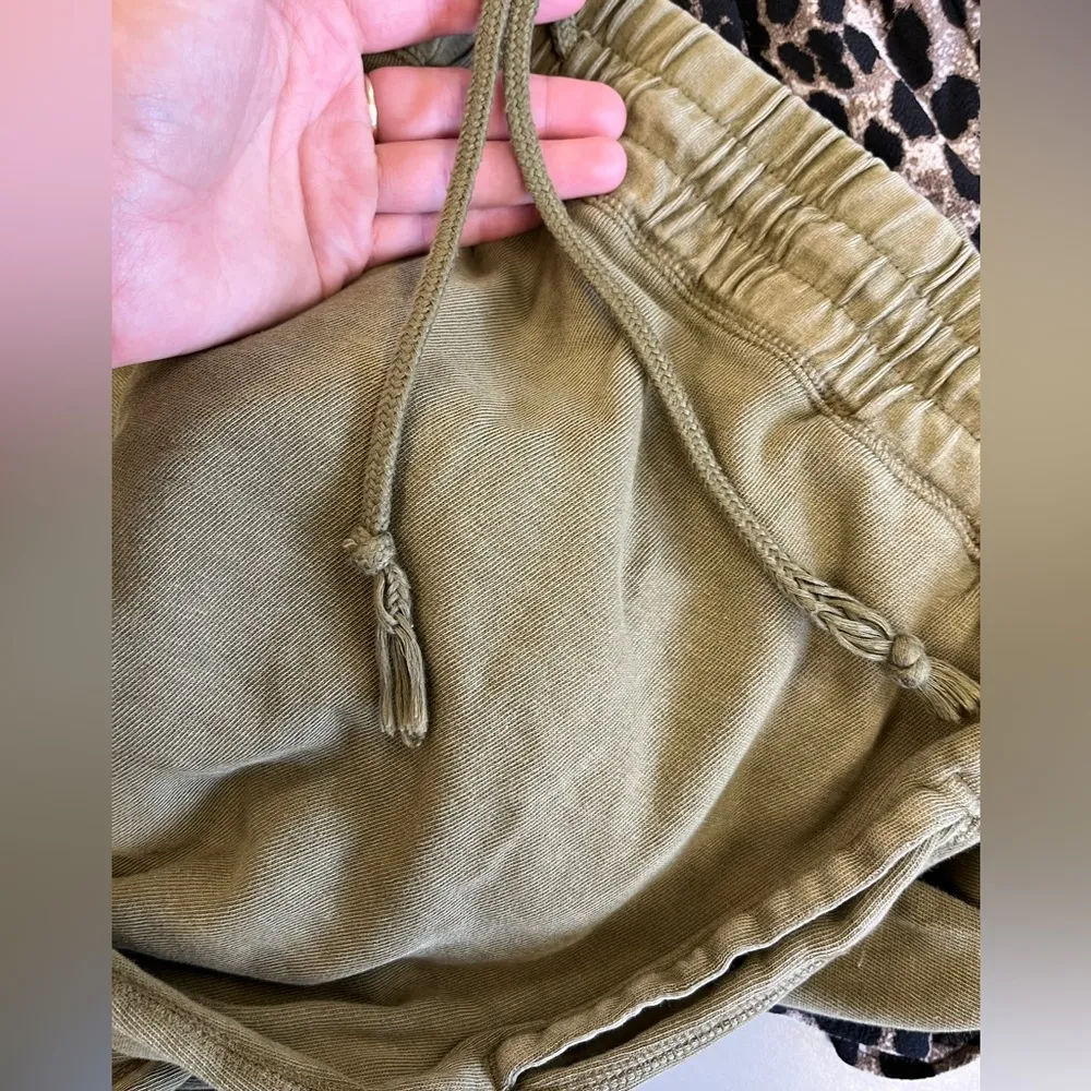 J.Crew Magic Rinse™  Olive Green Jogger Pant Reimagined French Terry Cloth Sz L - Image 12