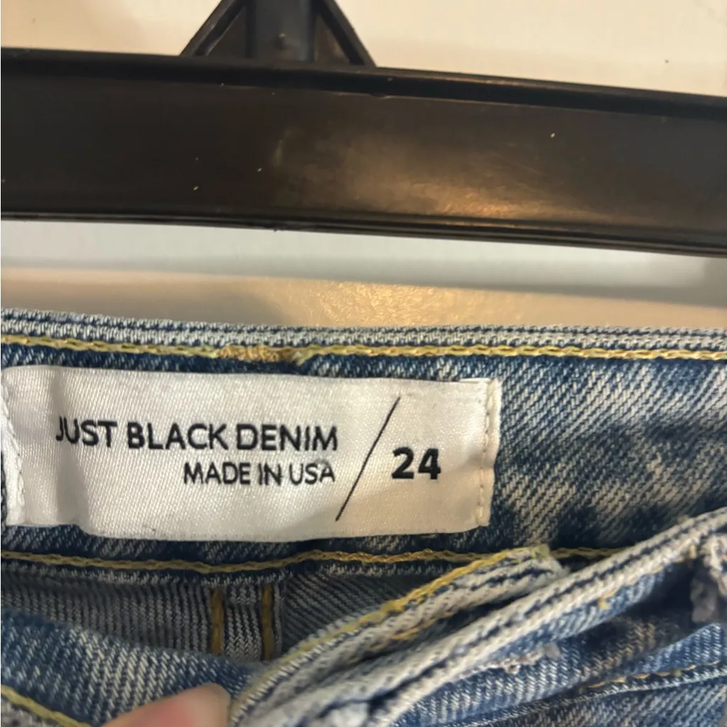 Just Black denim the Mia Light Blue bootcut flared Jeans size 24 EUC - Image 3