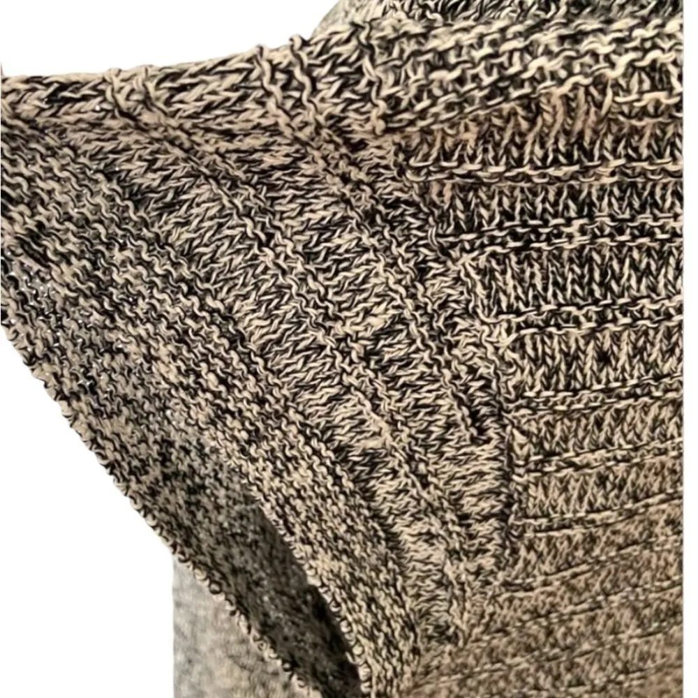 Talbots 100% Linen Sweater- Marled knit BLACK/WHITE – Women’s Medium Petite - Image 6