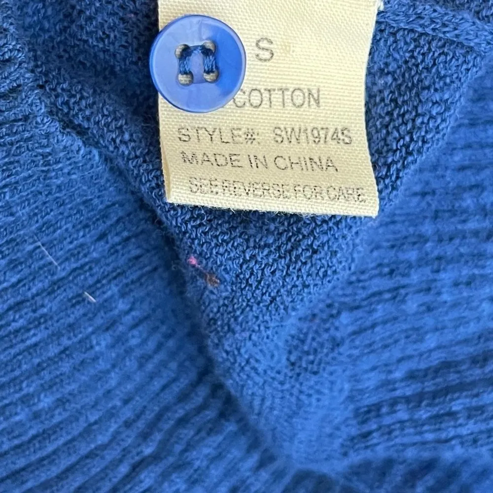 Flying Tomato Cotton‎ Sweater Blue - Image 6