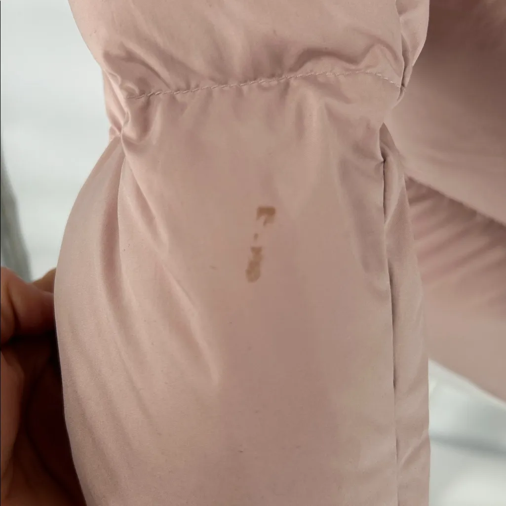 Lululemon Down Puffer Jacket Hooded Blush Pink Size 2 - Image 11